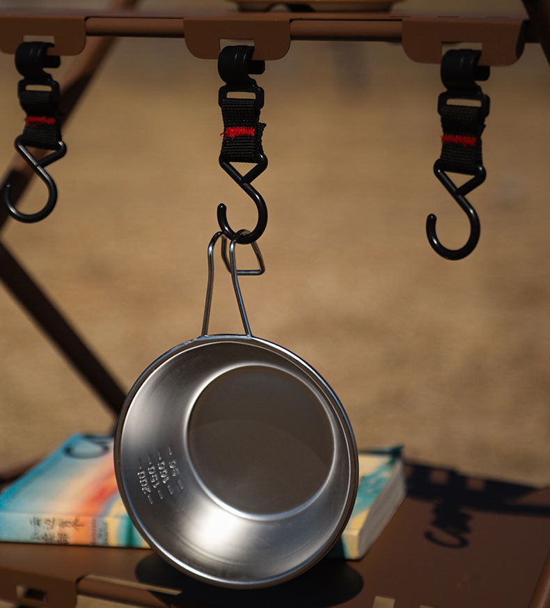 Convertible 3 Tier Steel Collapsible Camping Storage Rack/Table