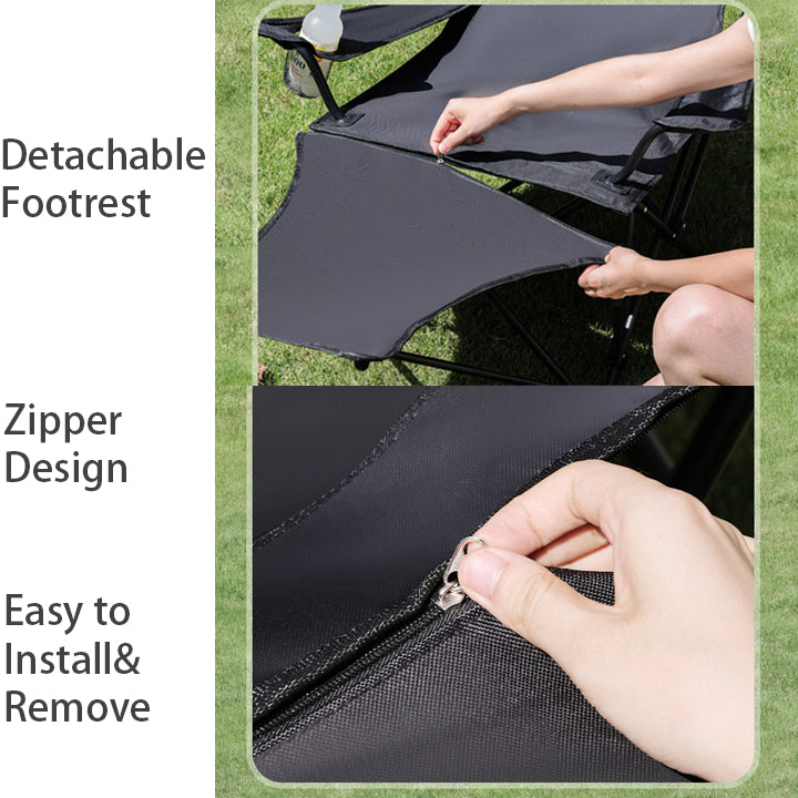 Foldable Adjustable Convertible Reclining Camping Chair