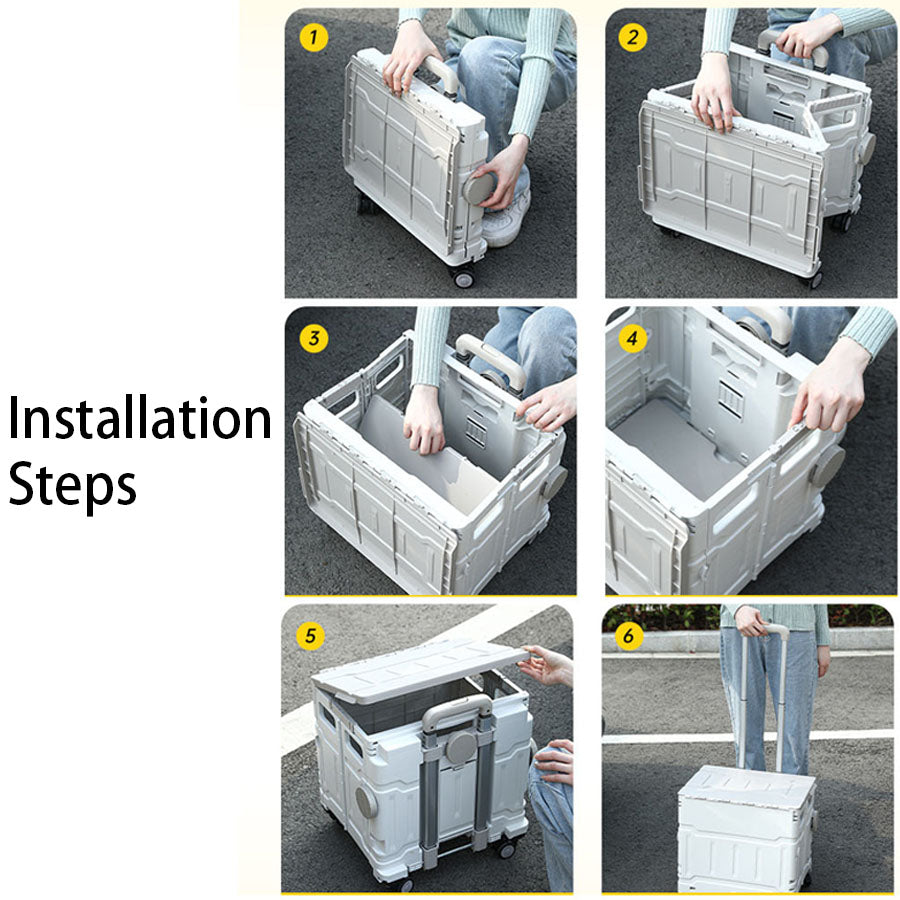 High-Capacity Lightweight Folding Camping Wagon