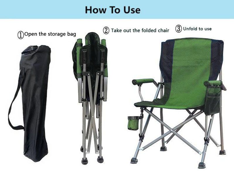 Portable Sturdy Folding Camping Chair