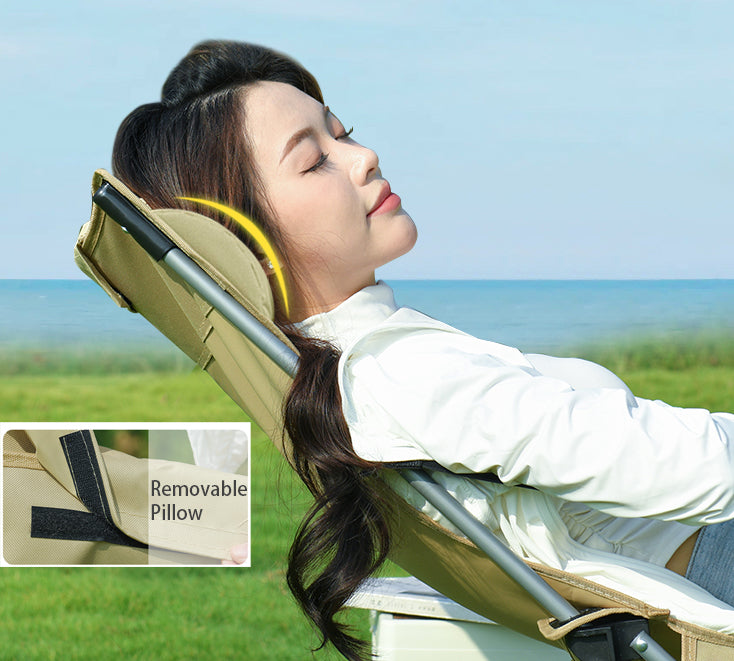 Foldable Adjustable Convertible Reclining Camping Chair