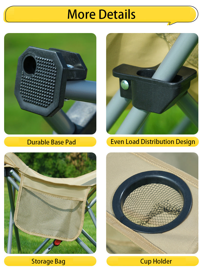 Foldable Multi-purpose Adjustable Recliner Camping Chair