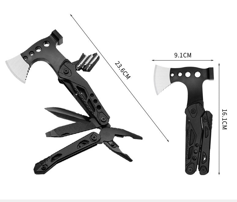 Outdoor Stainless Steel Multi-function Tool for Camping, Adventure