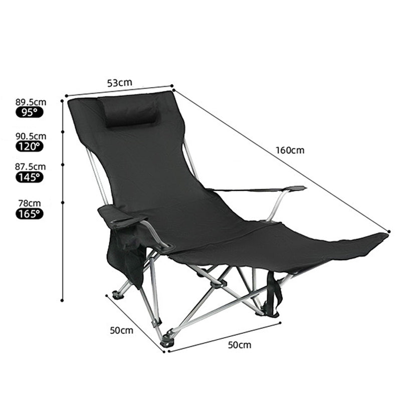 Foldable Adjustable Convertible Reclining Camping Chair